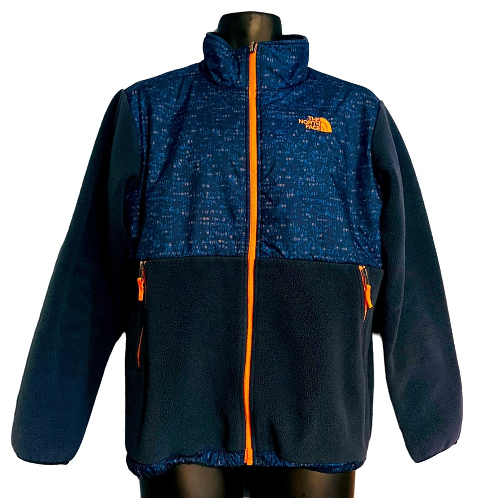 The North Face Coat ~ Blue ~ Size Youth XL 18/20 ~ 1/2 Fleece ~ Full Zip